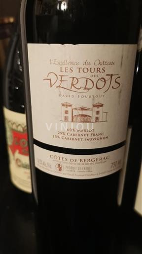 Jihozápad Côtes-de-bergerac Château Les Tours Des Verdots L'Excellence du Château 2018