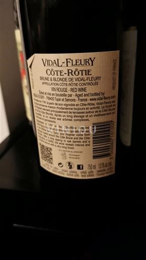Rona dolina Côte-rôtie Vidalfleury Brune & Blonde 2018