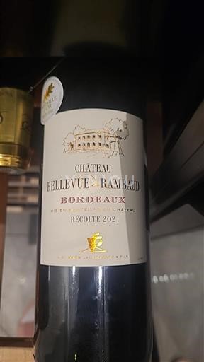Bordeaux Unspecified Château Bellevue Rambaud 2021