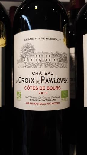 Bordeaux Côtes-de-bourg Château La Croix De Pawlowski 2019
