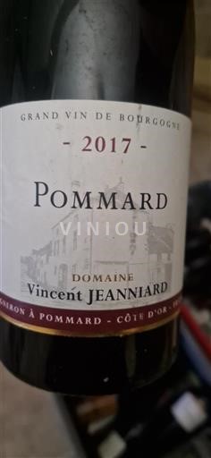 Burgundsko Pommard Grand Cru Vincent Jeanniard 2017