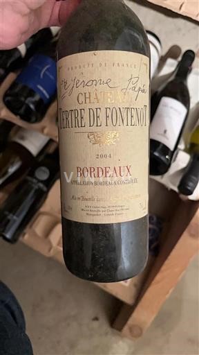 Bordeaux Château Tertre De Fontenot 2004