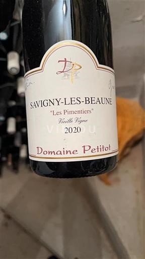 Bourgogne Savigny-lès-beaune Premier Cru Domaine Petitot Les Pimentiers 2020