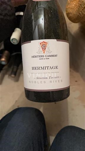 Rhônen laakso Hermitage Grand Cru Héritiers Gambert S%c3%a9lection Terroirs Ei vuosikertaa
