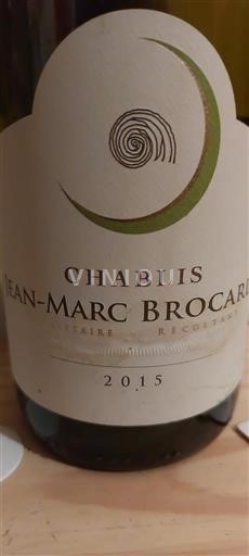 Borgogna Chablis Domaine Jeanmarc Brocard 2015