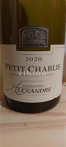 Borgogna Petit-chablis Domaine Alexandre 2020