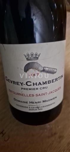 Bourgogne Gevrey-chambertin Premier Cru Henri Magnien Estournelles Saint-Jacques 2017