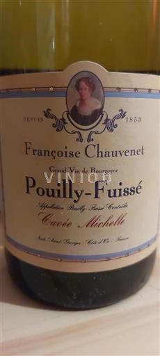 Bourgogne Pouilly-fuissé Françoise Chauvenet Michelle 2014