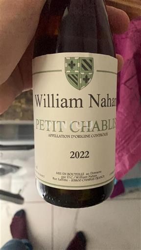 Burgundy Petit Chablis William Nahan 2022