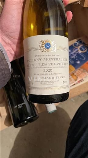 Burgundy Puligny-Montrachet Premier Cru Guillemardclerc Les Folati%c3%a8res 2020