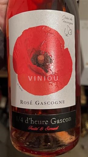 Sydvestfrankrig Côtes de Gascogne Hauts De Mont Rouge 1/4 Heure Gascon 2022