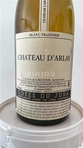 Vin Blanc sec Blanc Tradition Château Arlay 2010 France Jura Côtes-du-jura