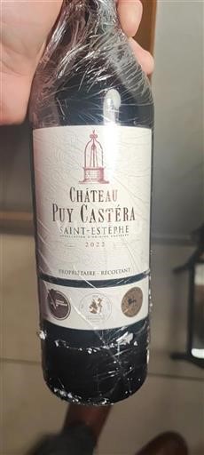 Vin Rouge sec Château Puy Castéra 2022 France Bordeaux Saint-Estèphe