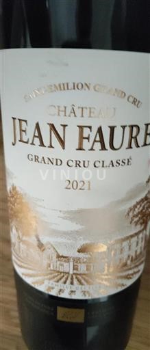 Bordeaux Saint-Émilion Grand Cru Classé Château Jean Faure 2021