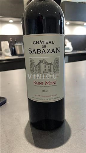 Sud-Ovest Saint-Mont Château Sabazan 2016