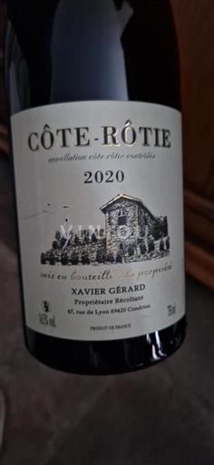 Rhône Valley Côte-Rôtie Xavier Gérard 2020