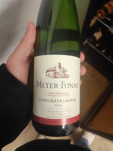 Alsace Meyerfonné Gewurztraminer 2013