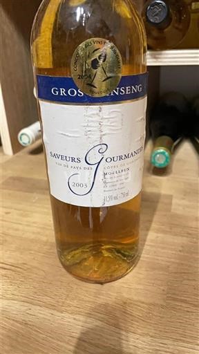 Sudoeste Côtes de Gascogne Gros Manseng 2003