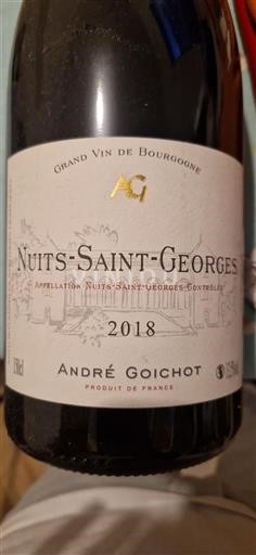 Bourgogne Nuits-saint-georges André Goichot 2018