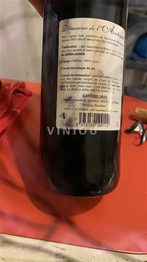 Sud-Ovest Cahors Domaine L'antenet 2015