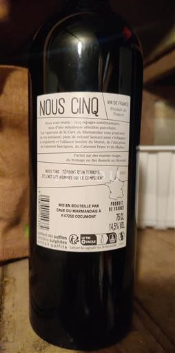Languedoc-Roussillon Pays d'Oc Nous Cinq 2022