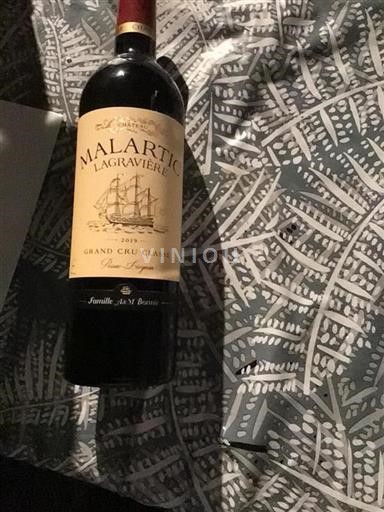 Bordeaux Pessac-Léognan Grand Cru Château Malartic Lagravière 2019