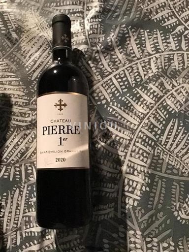 Bordeaux Saint-Émilion Grand Cru Grand Cru Château Pierre 1er 2020
