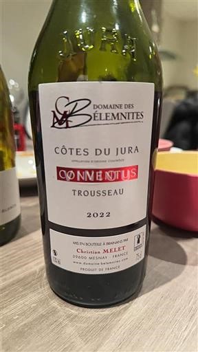 Jura Côtes du Jura Domaine Des Bélémites Conventus 2022