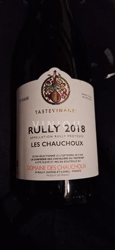 Bourgondië Rully Grand Cru Domaine Des Chauchoux Les Chauchoux 2018