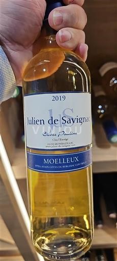 Sydväst Côtes-de-bergerac Julien De Savignac Pauline 2019