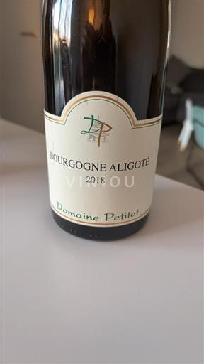Bourgogne Bourgogne-aligoté Domaine Petitot 2018