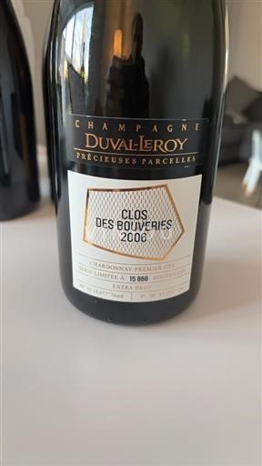 Champagne Duvalleroy Clos des Bouveries 2006