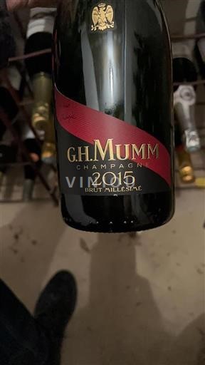 Champagne Gh Mumm Brut Millésimé 2015