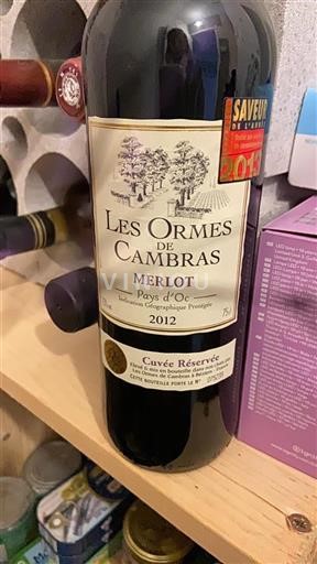 Languedoc-Roussillon Pays d'Oc Les Ormes De Cambra Réservée 2012