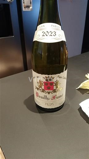 Vin Blanc sec Domaine Des Fines Caillottes 2023 France Vallée de la Loire Pouilly-fumé