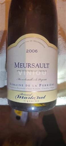 Borgonha Meursault Grand Cru Domaine La Perrière 2006