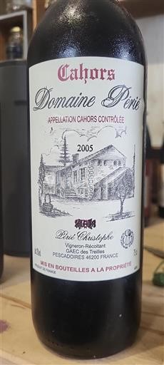Jihozápad Cahors Domaine Périé 2005