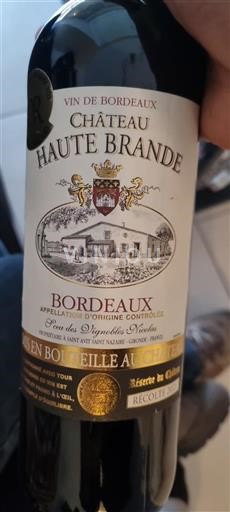 Bordeaux Château Haute Brande Réserve du Château 2021