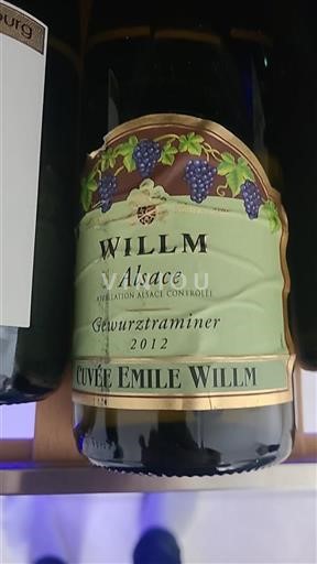 Elzas Willm Emile Willm 2012