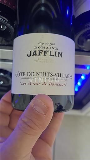 Bourgogne Côte de Nuits-byar Grand Cru Domaine Jafflin Les Monts de Boncourt 2022