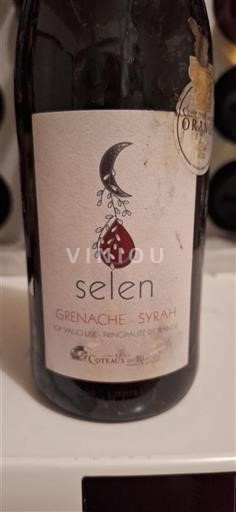 Vin Rouge sec Selen Les Coteaux du Rhône 2022 France Provence, basse vallée du Rhône, Corse Vaucluse