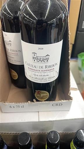 Bordeaux Bordeaux Supérieur Château Ribebon la Garenne 2020