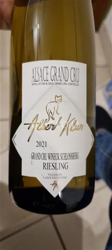 Elzas Alsace Grand Cru Grand Cru Albert Klur 2021