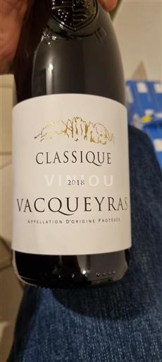 Údolí Rhôny Vacqueyras Classique 2018