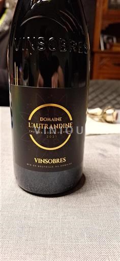 Vallée du Rhône Vinsobres Domaine L'autrandine 2021