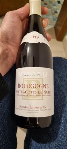 Bourgogne Hautes Côtes de Nuits Domaine Barbier Et Fils Corvée de Villy 2019