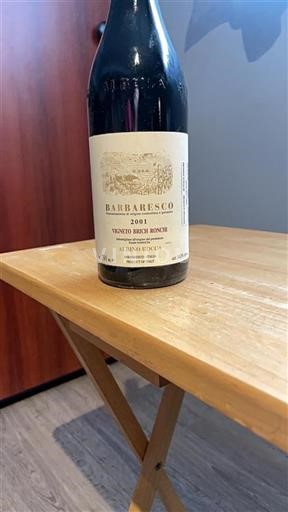 Vin Rouge sec Vigneto Brich Ronchi Albino Rocca 2001 Italie Piémont Barbaresco