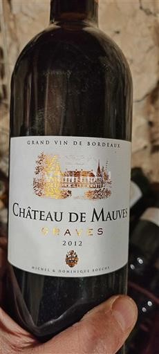 Bordeaux Graves Château Mauves 2012