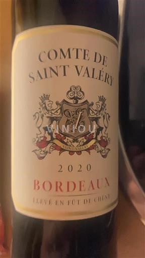 Bordeaux Comte De Saint Valéry 2020