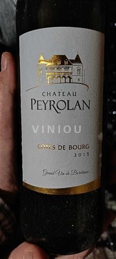 Bordeaux Côtes-de-bourg Château Peyrolan 2015